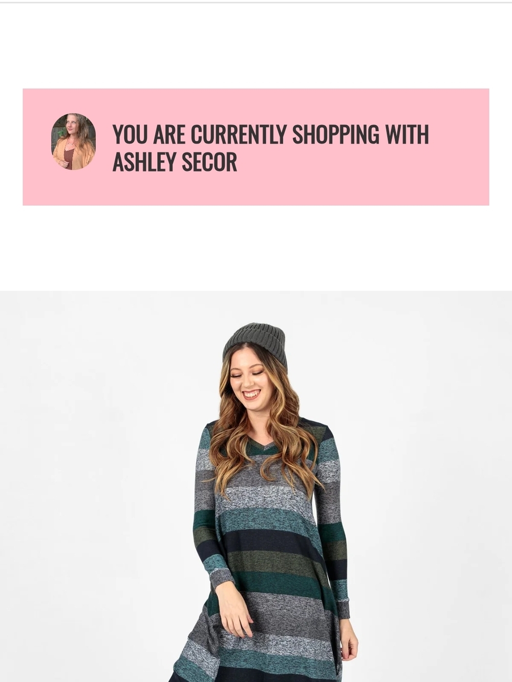 LuLaRoe Emily Long Sleeve Midi Dress- Med - Picture 9 of 10
